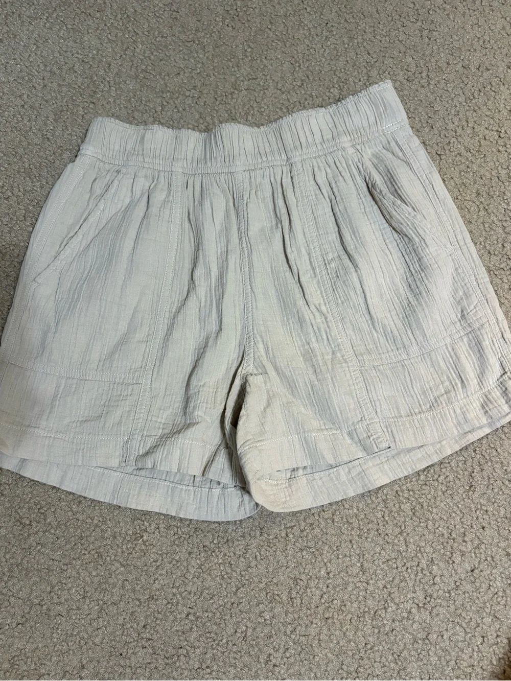 Women's Wonderly Khaki Linen Shorts